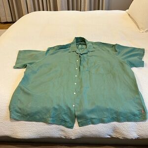 Men’s Polo by Ralph Lauren short sleeve button down shirt.